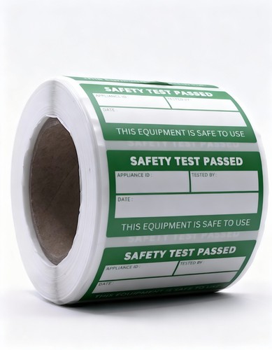 Pat test labels stickers - labels,