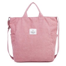 Women Large Tote Bags Corduroy