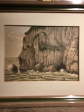 Antique Print Gunung Balong Mountain Java Perelaer 1888 Etching Plate Litho Art