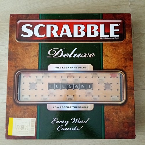 Scrabble deluxe board game low - scrabble,