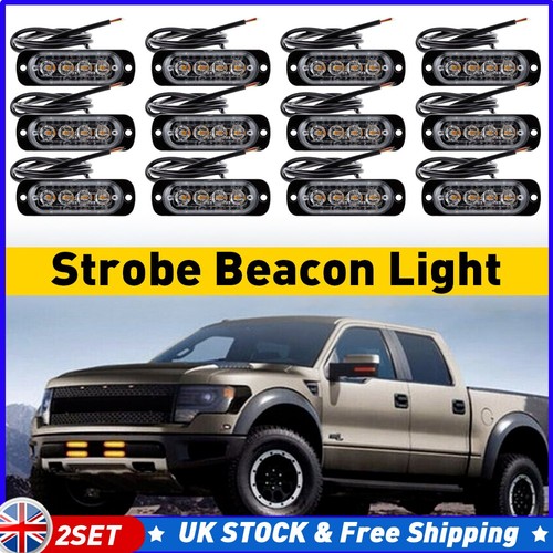 24x amber led strobe - led,