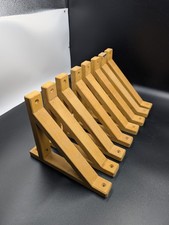 Shelf Bracket Set of 8 - Natural Wood 23cm x 19cm IKEA Valter Style 