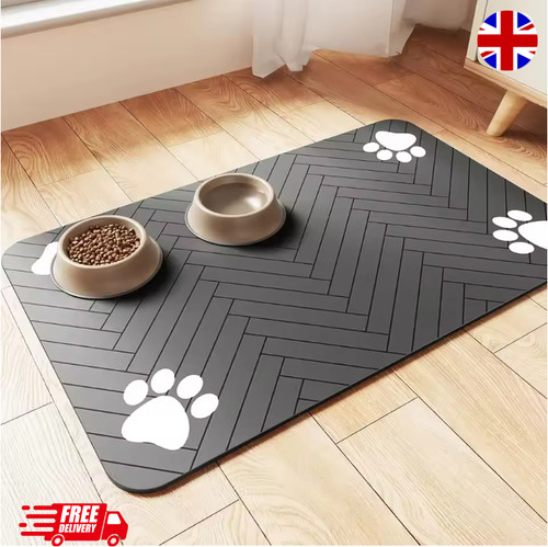 Pet feeding mat absorbent - mat,