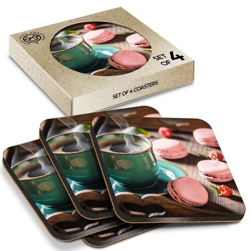 Boxed square coasters - 4,