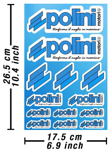 Polini decals stickers - stickers, vinyl