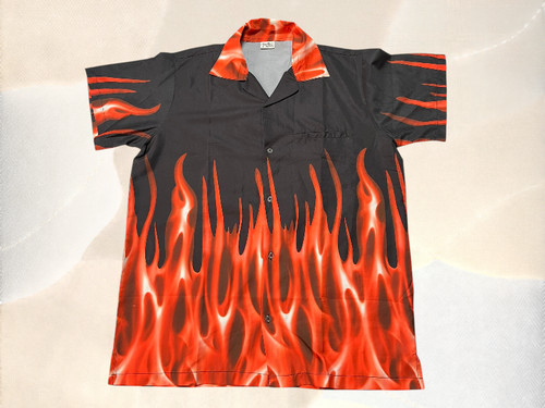 King kameha mens flame shirt - mens,