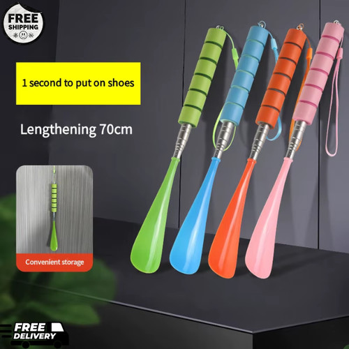 Stretchable long shoe horns - stretchable,