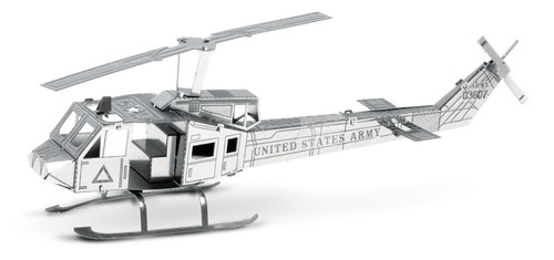 Huey helicopter metal earth - huey,