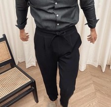 Novu Collection Belford Trouser in Black Size S