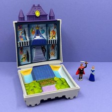 Vintage Disney Polly Pocket Sleeping Beauty Aurora Magic Castle Compact Playset