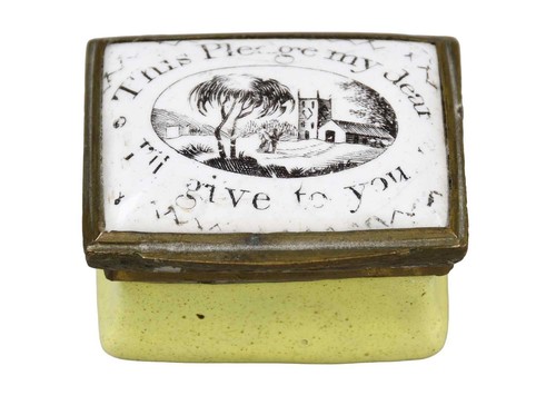 Georgian enamel patch pill - georgian,
