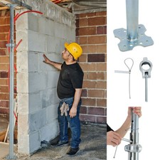 2PCS/SET Acrow Acro Props Zinc Plated Heavy Duty Adjustable Support 1.75m-3.12m