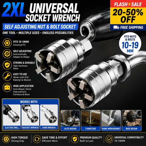 2xl universal socket wrench - universal,