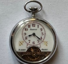 hebdomas 8 jours pocket watch