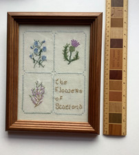 Flowers scotland embroidery - flowers,