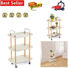 3 Tier Beech Wood & Plastic