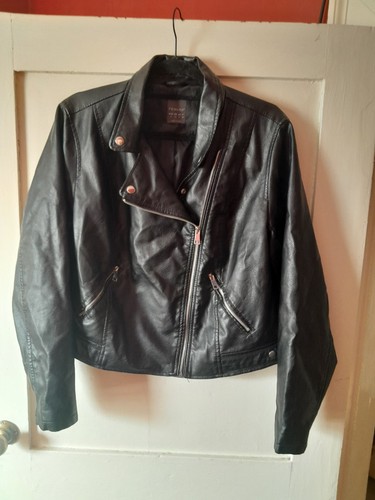 Biker style jacket - jacket, in