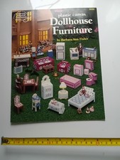 Plastic canvas Dollhouse Furniture booklet by Barbara Ann Fisher, crafting