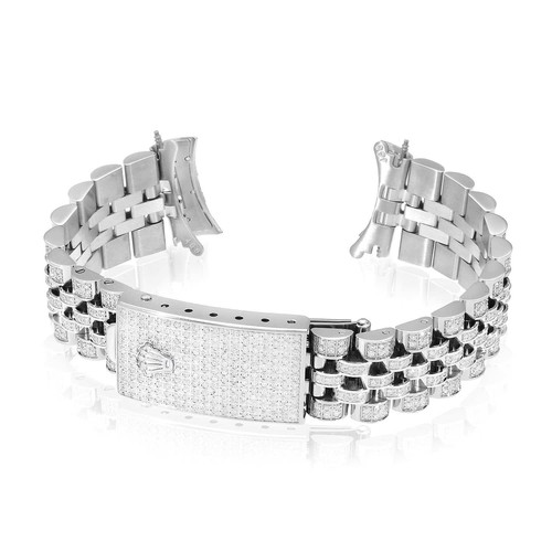 Rolex datejust custom 4ctw - datejust,