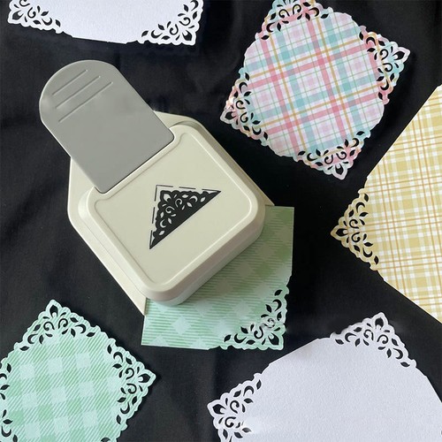Fancy lace corner punch - fancy,