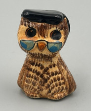 Philip Laureston Handpainted Miniature Vintage Owl Figure.