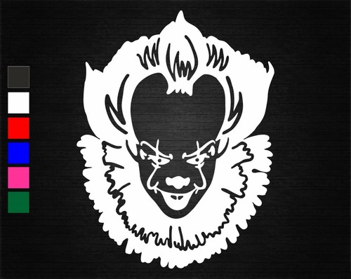 Pennywise clown vinyl - pennywise, decal