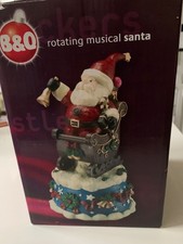 Rotating Musical Santa