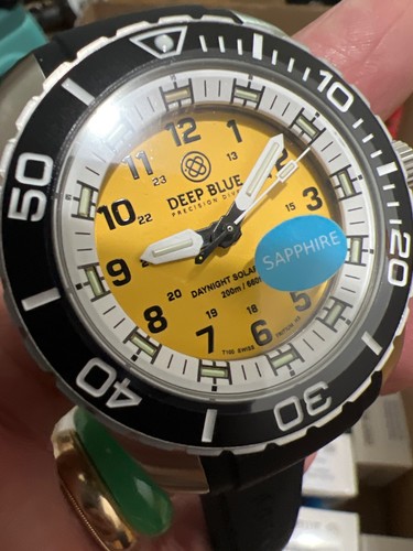 Deep blue watches - solar, ss