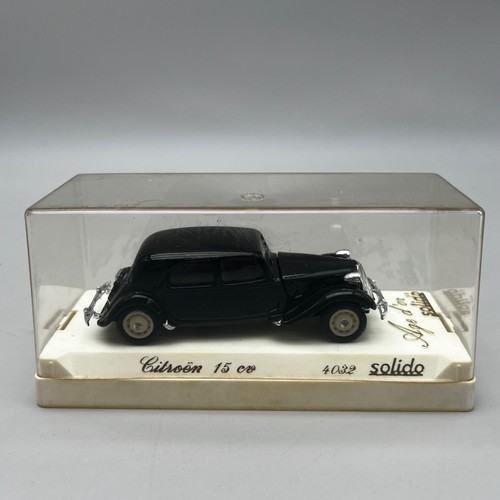 Solido age citroen 15 cv - d'or,