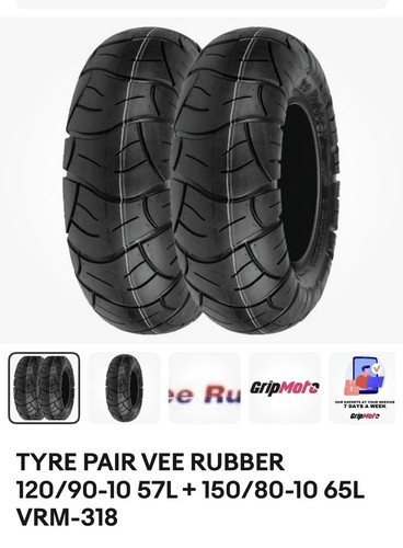 Tyre pair vee - pair,