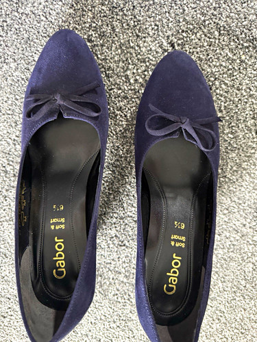 Gabor women navy suede - women’s,