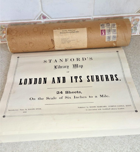 Vintage stanford library maps - library,
