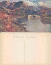 Mountain landscape with lake