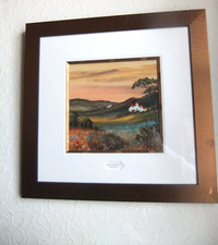 Digby Page Original Acrylic Picture Painting Beauty of Tuscany Italy Framed