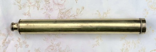Antique single draw telescope - draw,