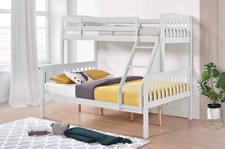 TRIPLE BUNK BED WHITE PINE