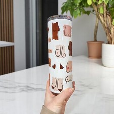 All The Boobs Stainless Steel Tumbler Body Positivity Gift Breastfeeding Nursing