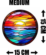 Sunset Sea Stained glass