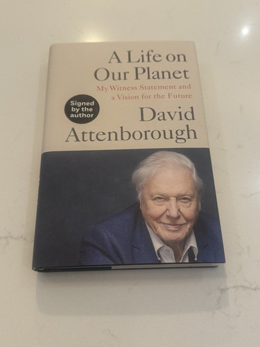 Signed david attenborough - david, a