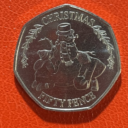 Gibraltar christmas 50p - gibraltar,