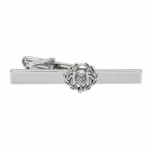 Thistle tie bar for men - thistle,