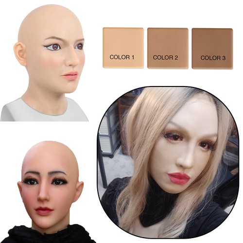 Silicone mask female - silicone,