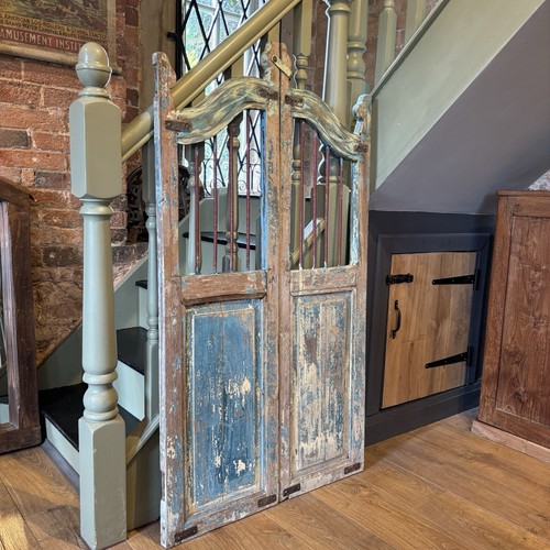 Pair vintage wooden gates - pair, of