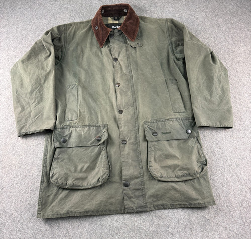 Barbour border wax jacket mens - border,