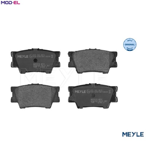 Brake pad set disc - pad,