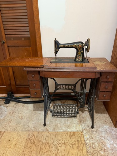 Singer sewing machine table - machine,