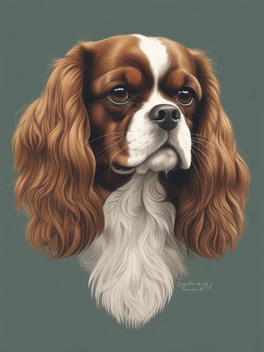 Cavalier king charles vintage - charles,