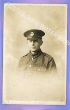 WW1 WAR NORFOLK REGIMENT ARMY SOLDIER IN UNIFORM MILITARY RP PHOTO POSTCARD 4