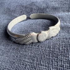 antique ww2 trench art aluminium bangle raf?