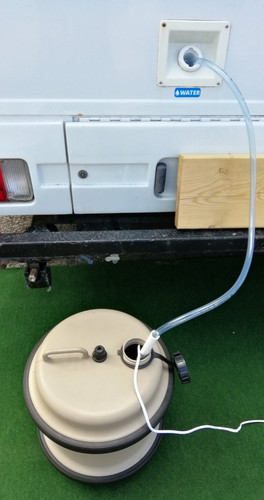 Water tank fill pump - fill-up, kit